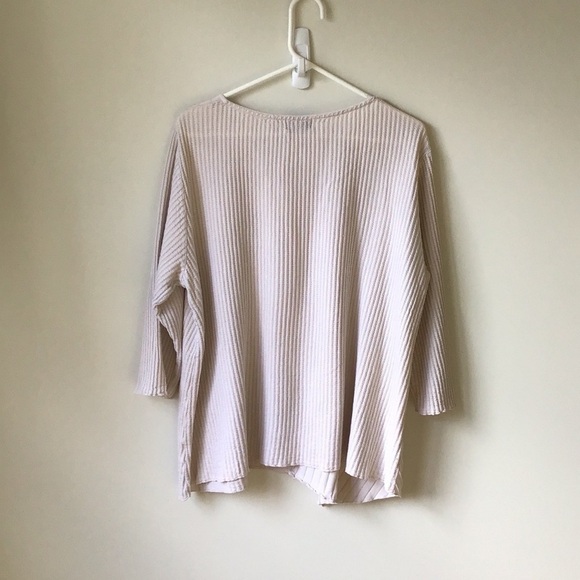 FENINI Lagenlook thermal knit tunic length top. - Picture 5 of 7